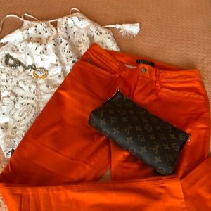 Ralph Lauren size 4 orange pants